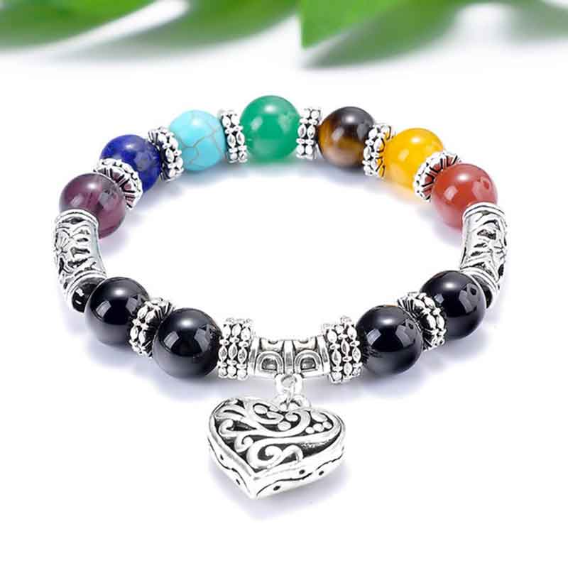 Pulsera yoga curativa 7 chacras Reiki