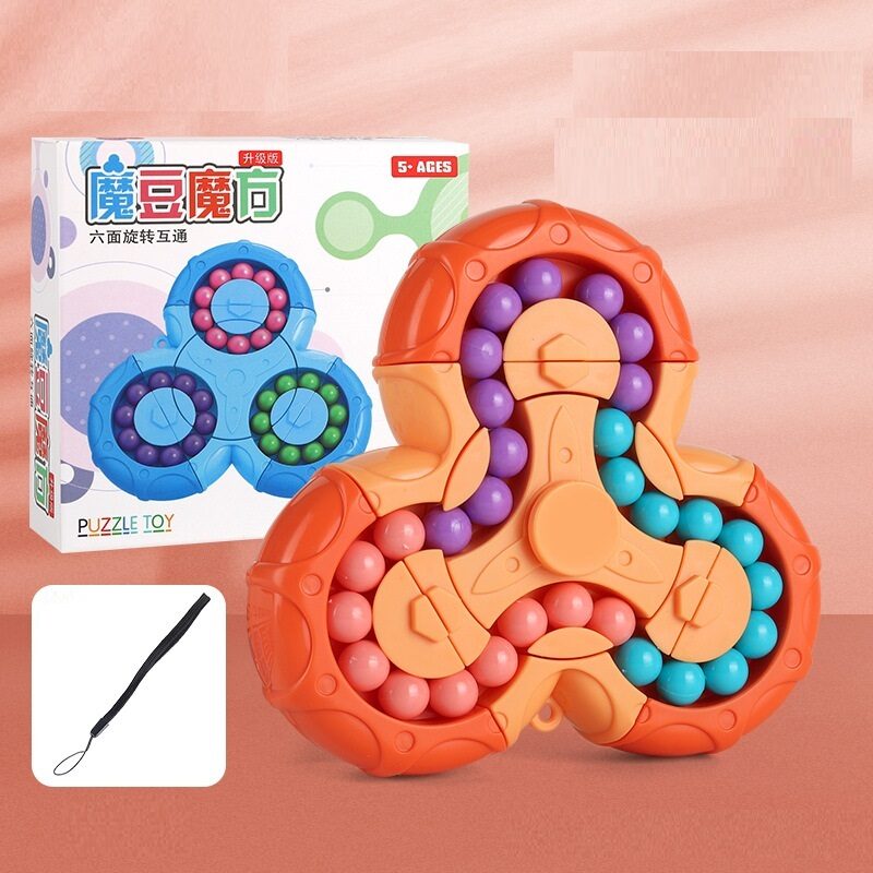 Juguete Magic Bean de descompresión giroscópica de 6 lados
