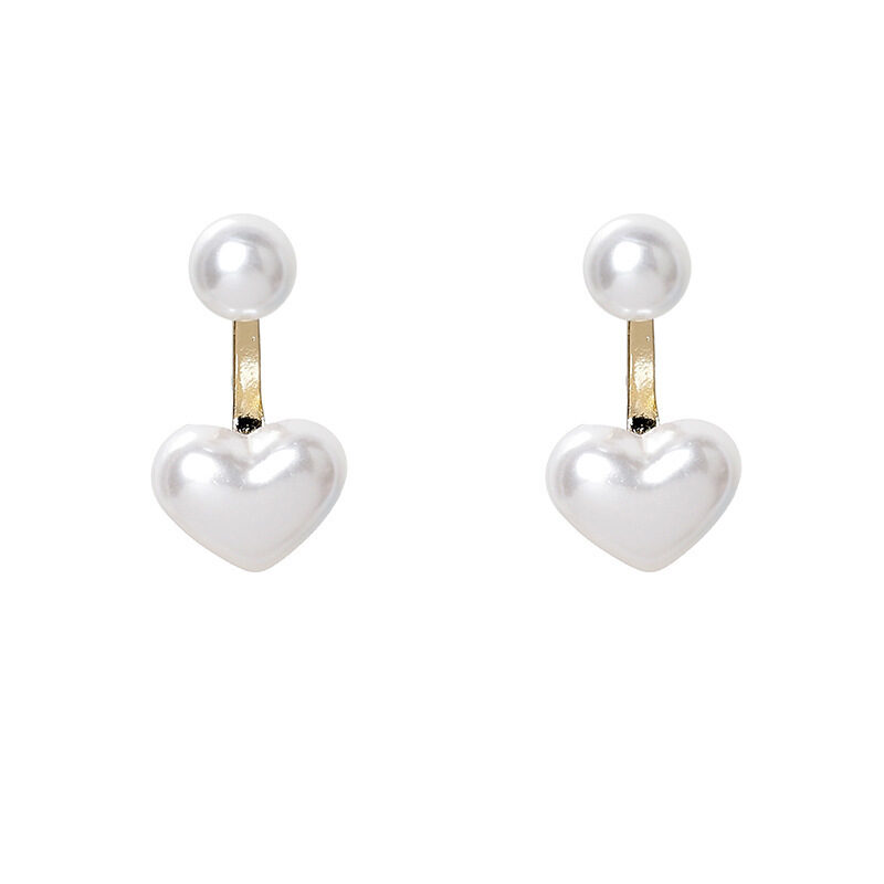 Aretes de perla de amor