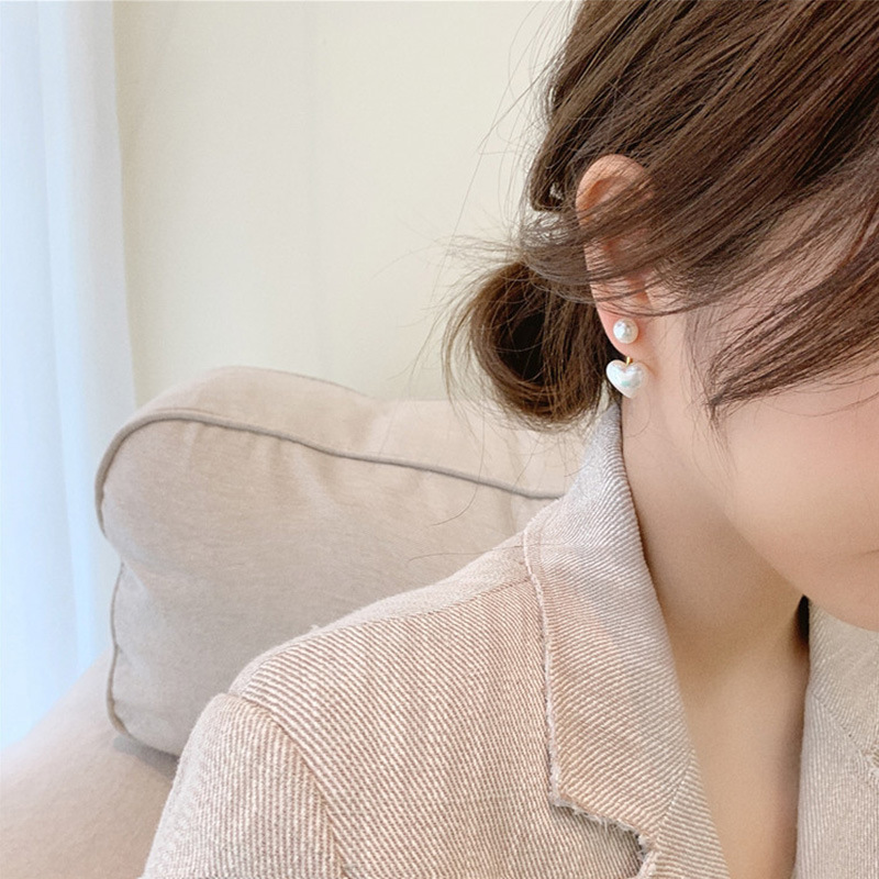 Aretes de perla de amor - Imagen 3