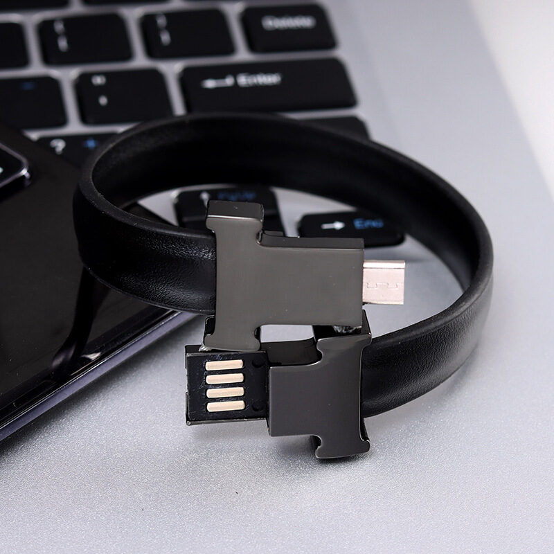 Mini USB, cable de datos de carga rapida, pulsera