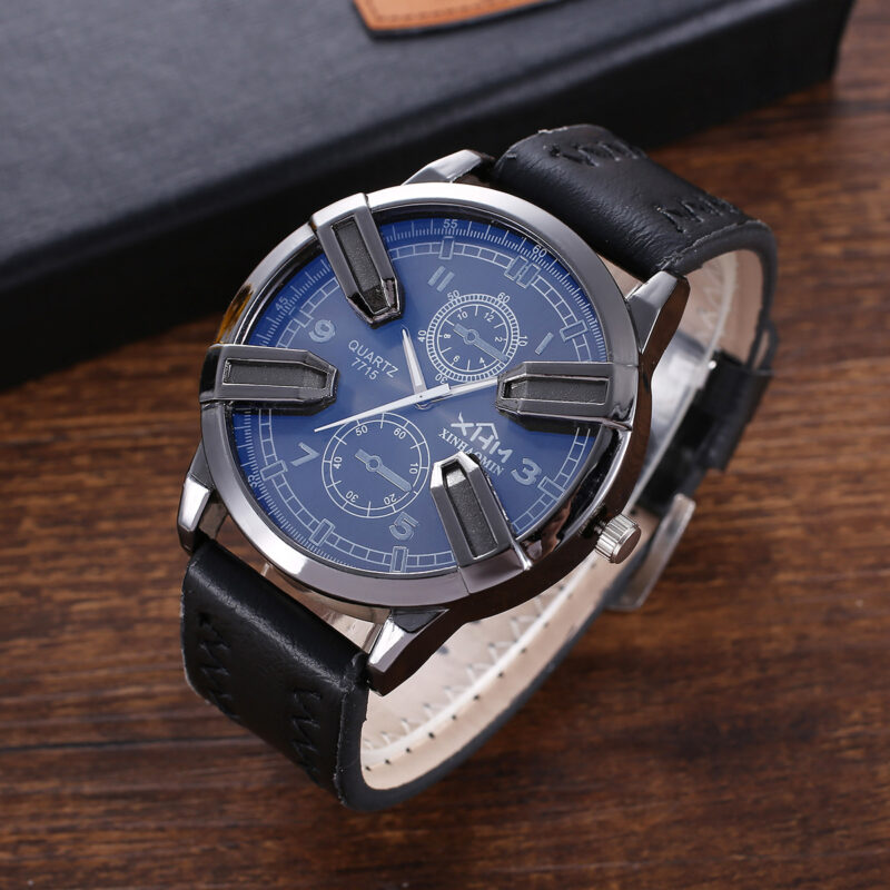 Conjunto de monedero, gafas y reloj de cuarzo