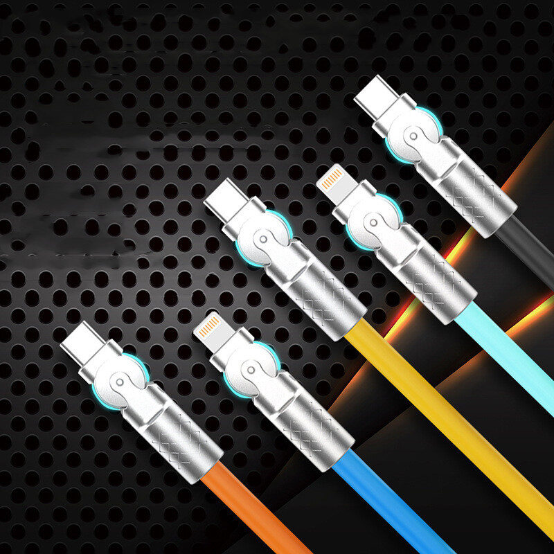 Cable de datos giratorio tipo C, de 1 m y 1.50 m