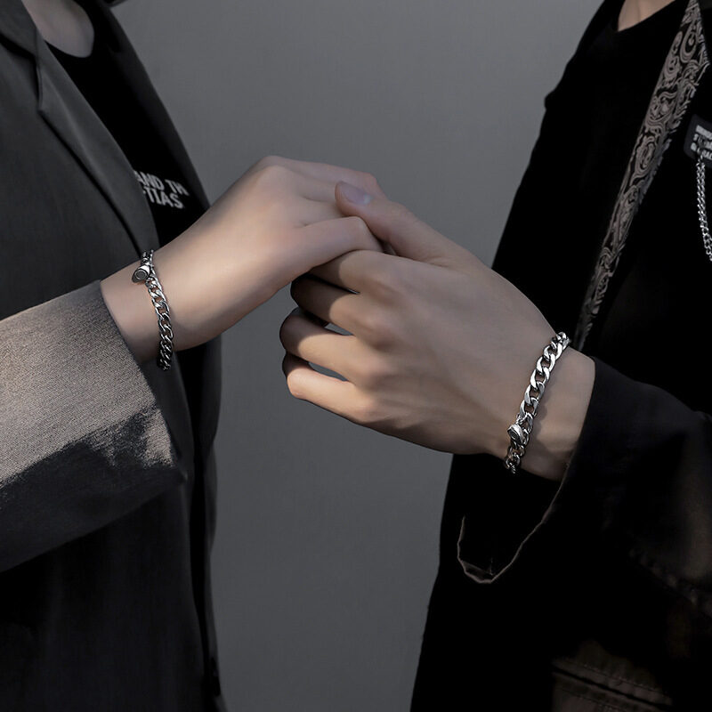 Pulseras magnética para pareja, compromiso, amistad por 2 unidades