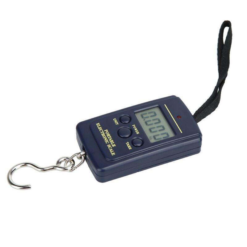 Mini bascula digital portatil, peso maximo 40 kilos