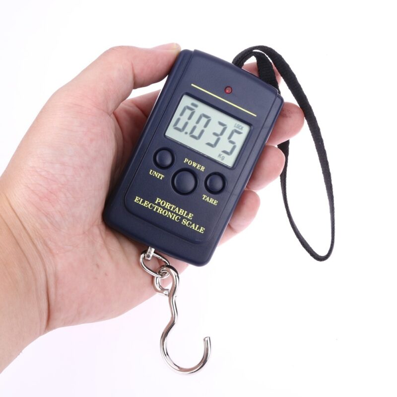 Mini bascula digital portatil, peso maximo 40 kilos
