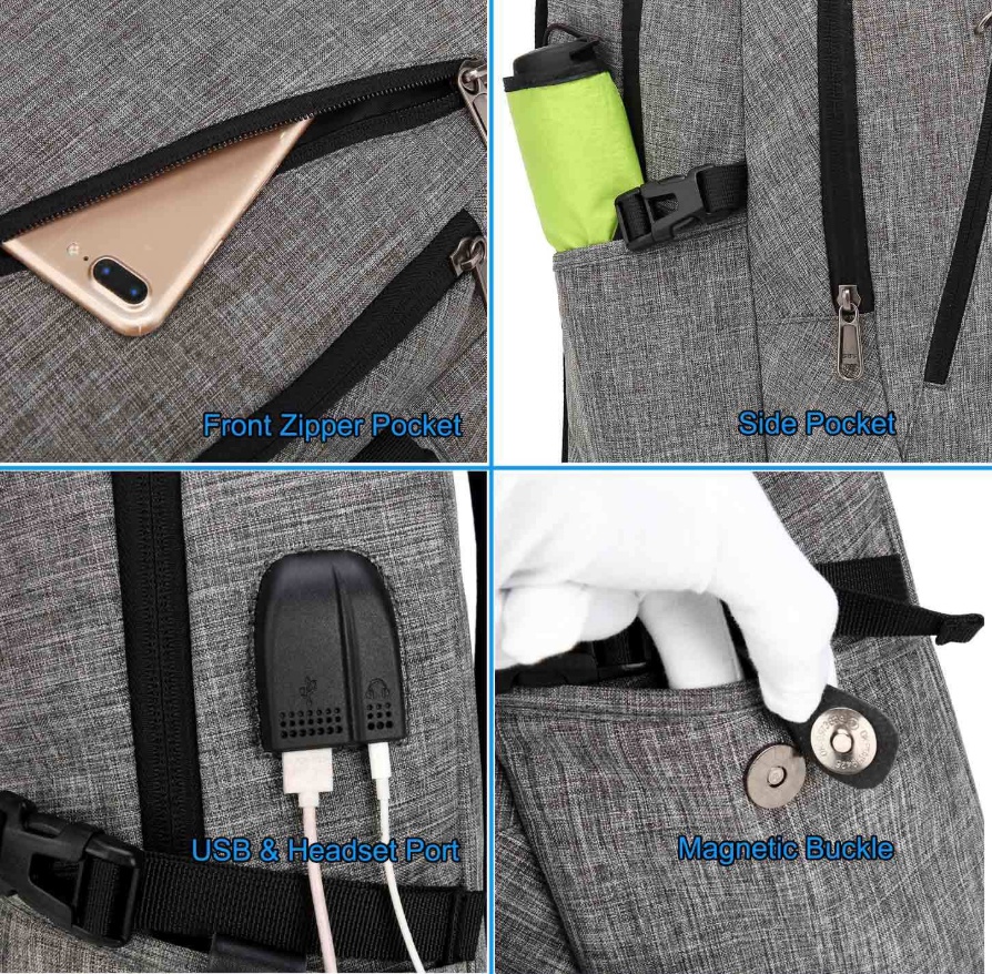 Maletín con conexión para audífonos y celulares - Imagen 4