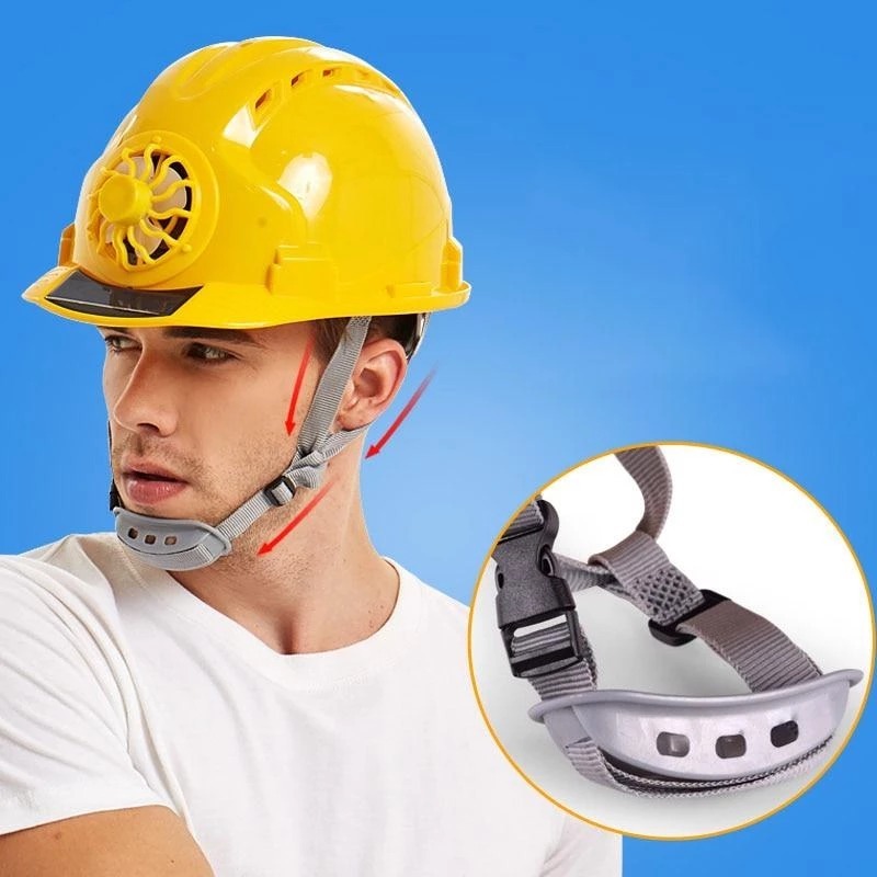 Casco de protección para construcciòn con sistema de aireaciòn