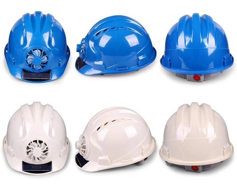 Casco de protección para construcciòn con sistema de aireaciòn