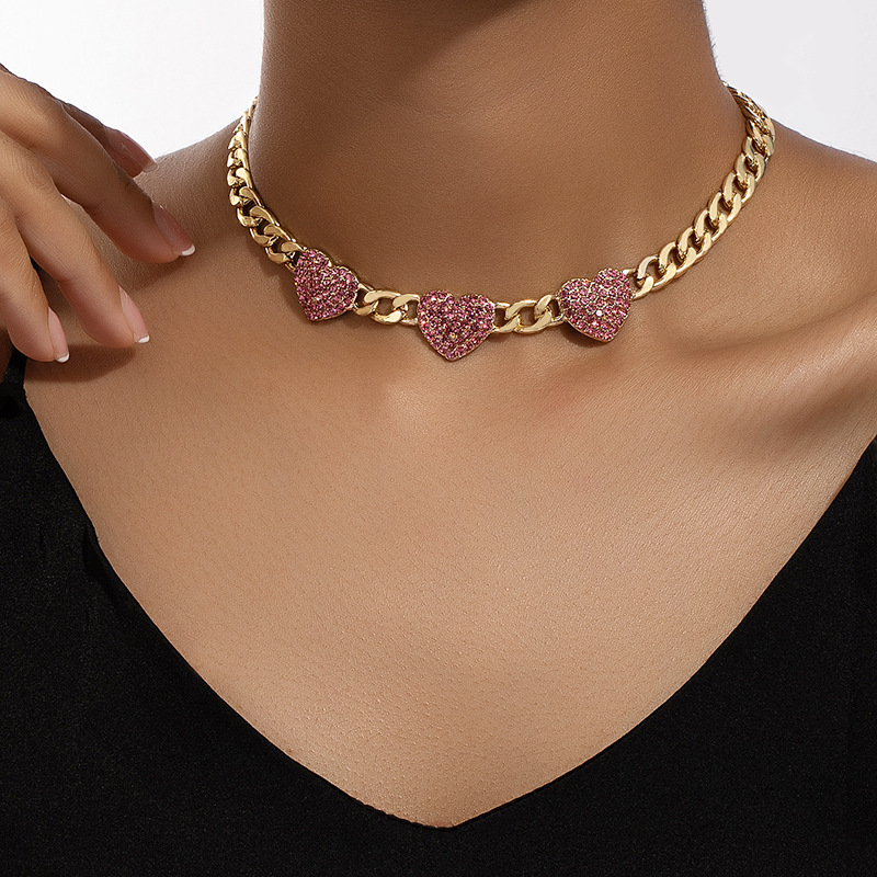 Collar de corazón amoroso para mujer